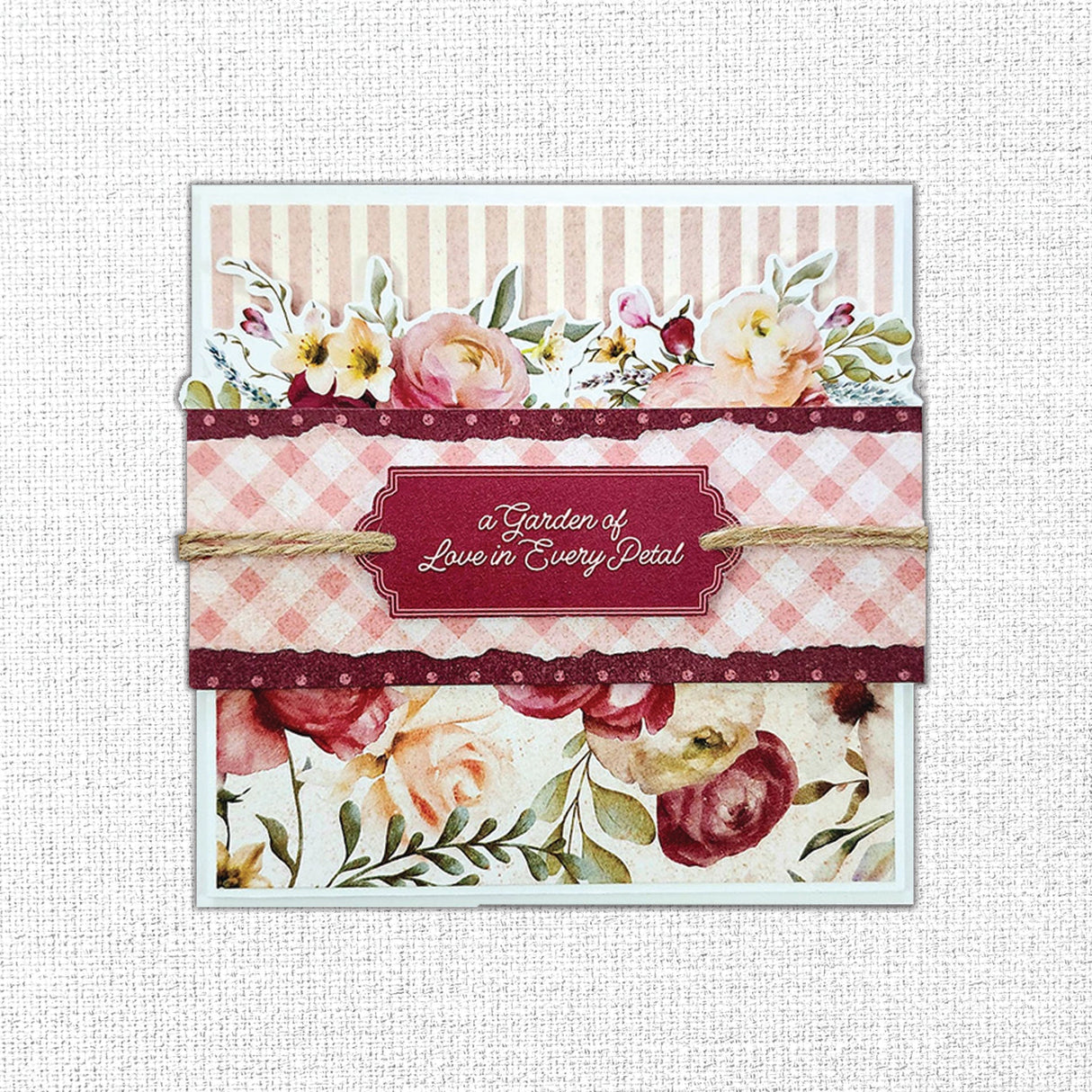 Vintage Rose 6x8" Quick Cards Die Cuts 33735 - Paper Rose Studio