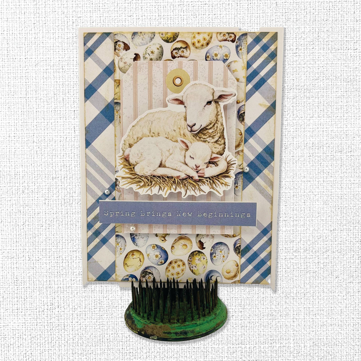 Rustic Easter Tags & Tickets Embossed Die Cuts 34218 - Paper Rose Studio