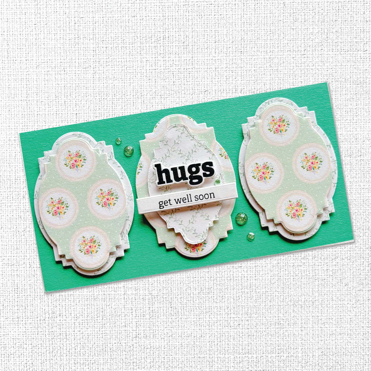 Stacked Sentiments No. 1 Metal Cutting Die Set 34383 - Paper Rose Studio