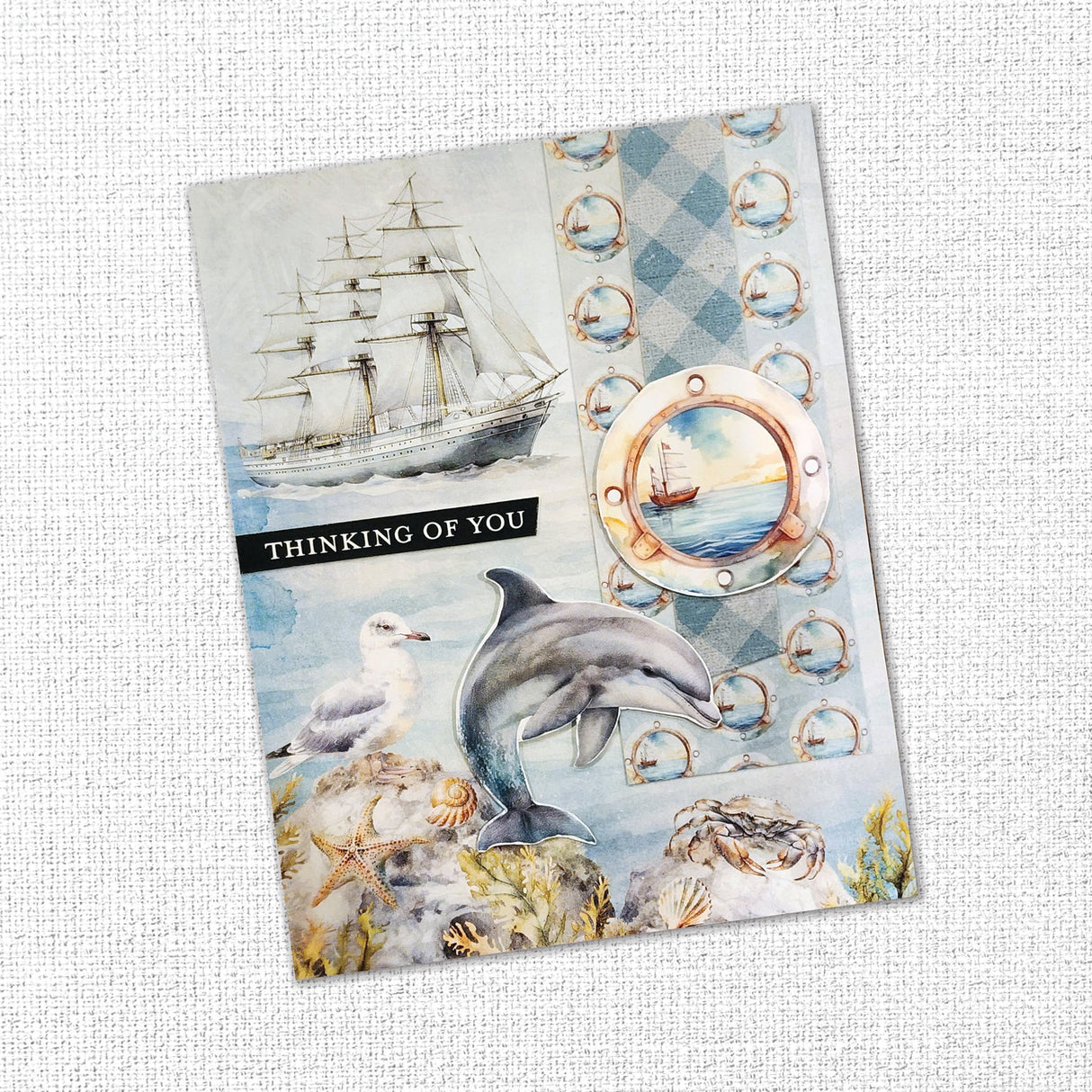 Seaside Memories Papercuts Cardmaking Kit 35359 - Paper Rose Studio