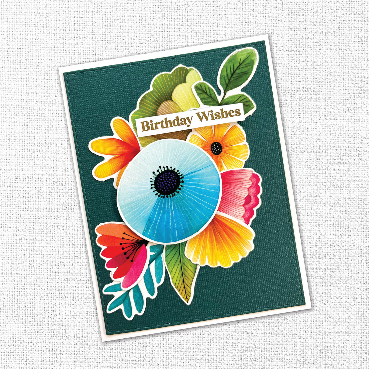 Rainbow Village 6x8" Large Floral Embossed Die Cuts 35436