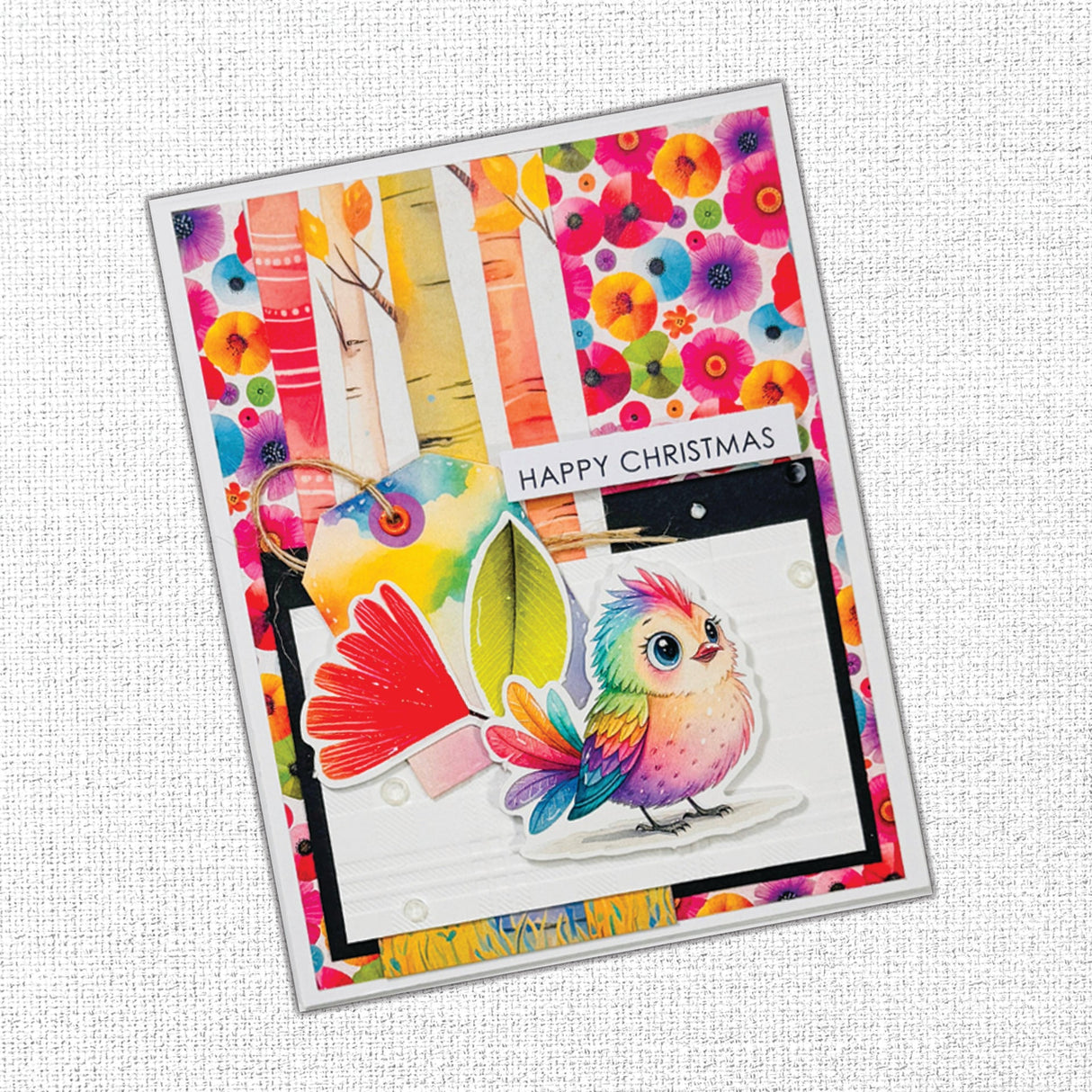 Rainbow Village 6x8" Birds Embossed Die Cuts 35350