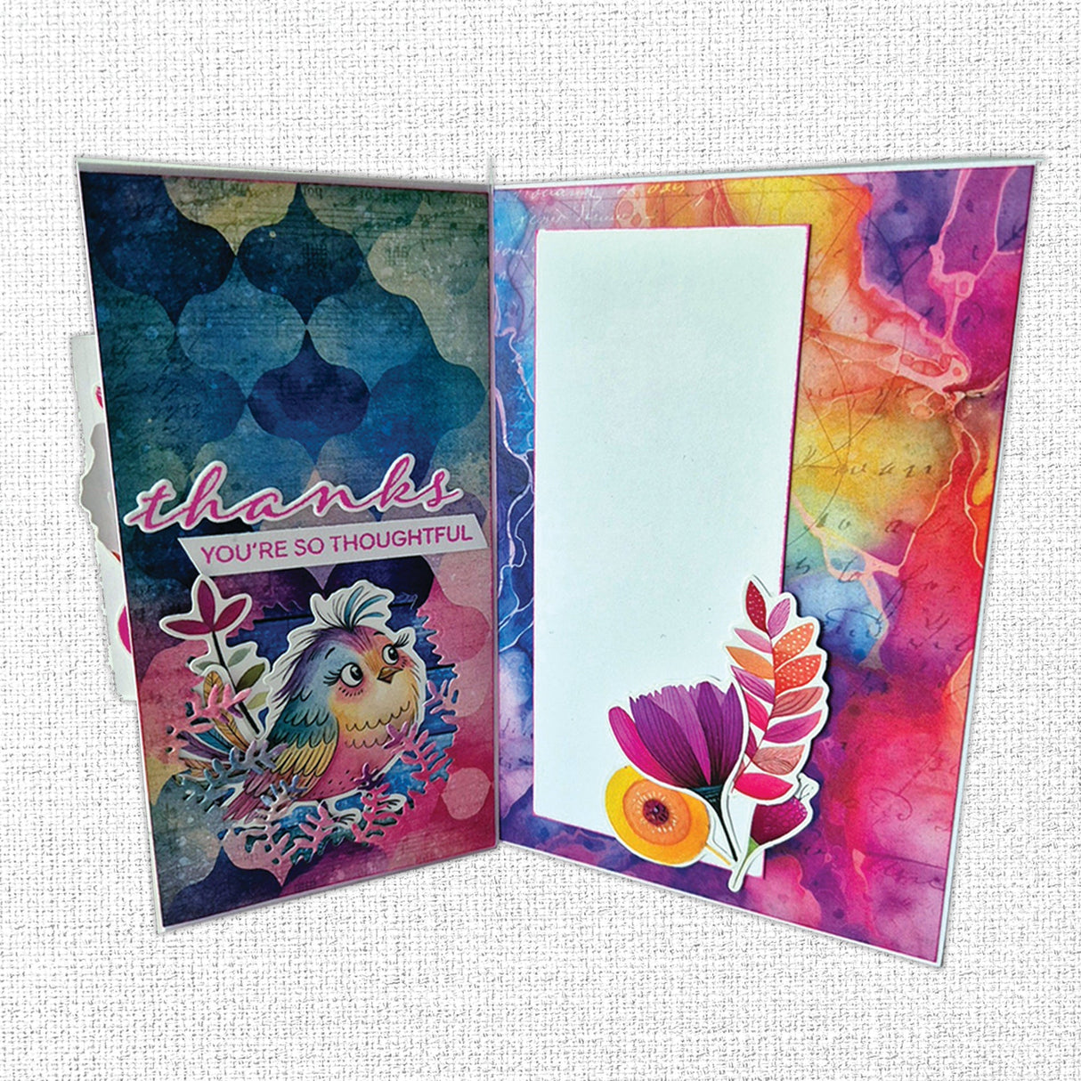 Rainbow Village 6x8" Birds Embossed Die Cuts 35350 - Paper Rose Studio
