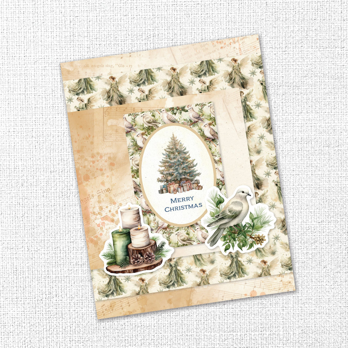 Joy to the World 6x8" Embossed Die Cuts 35524 - Paper Rose Studio