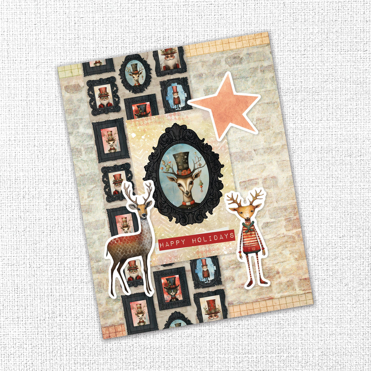 Merry and Bright 6x8" Embossed Die Cuts 35665 - Paper Rose Studio
