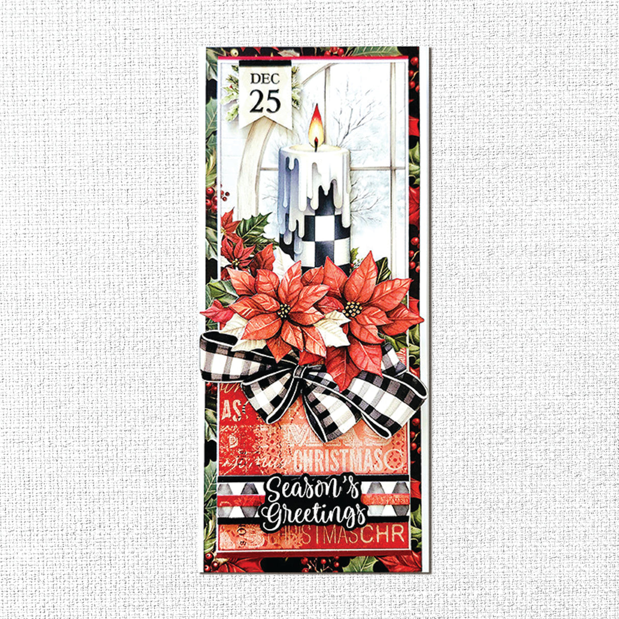 Christmas Wishes 6 x 8" Layered Sentiments 37150