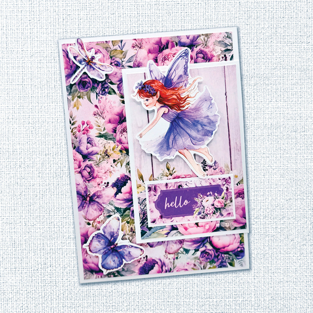 Lavender & Fairies Embossed Die Cuts 33525 - Paper Rose Studio
