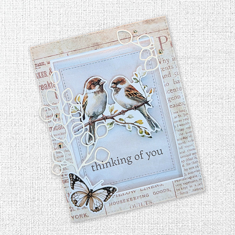 Poppy Garden Embossed Die Cuts 34665 - Paper Rose Studio