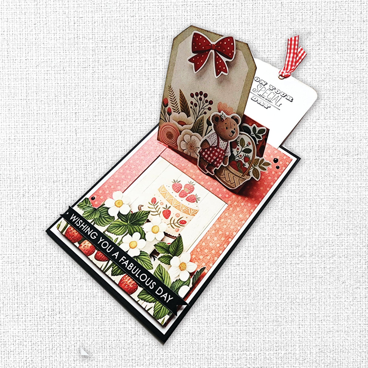 Strawberry Friends Embossed Die Cuts 34905 - Paper Rose Studio