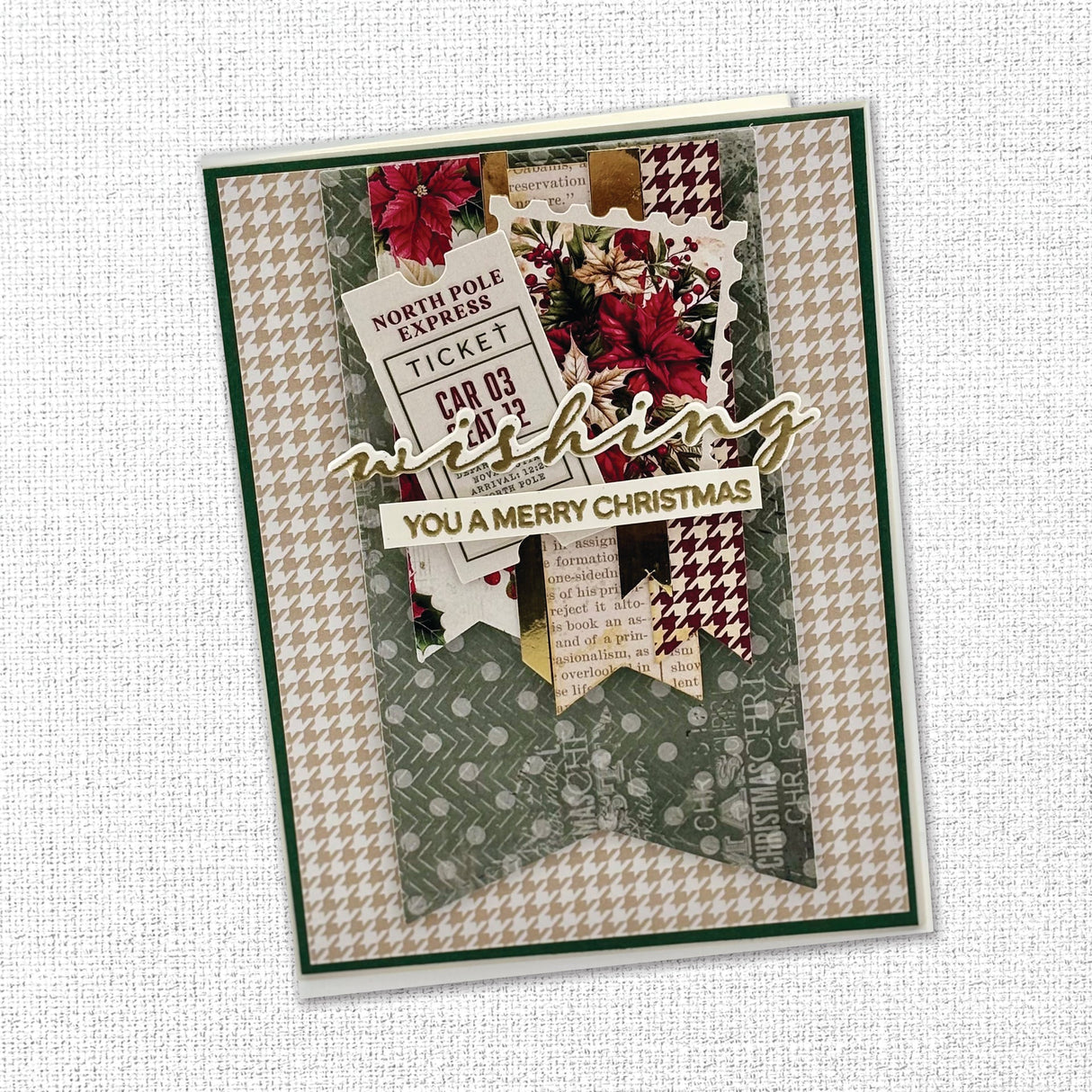 Christmas Holly Embossed Die Cuts 35163 - Paper Rose Studio