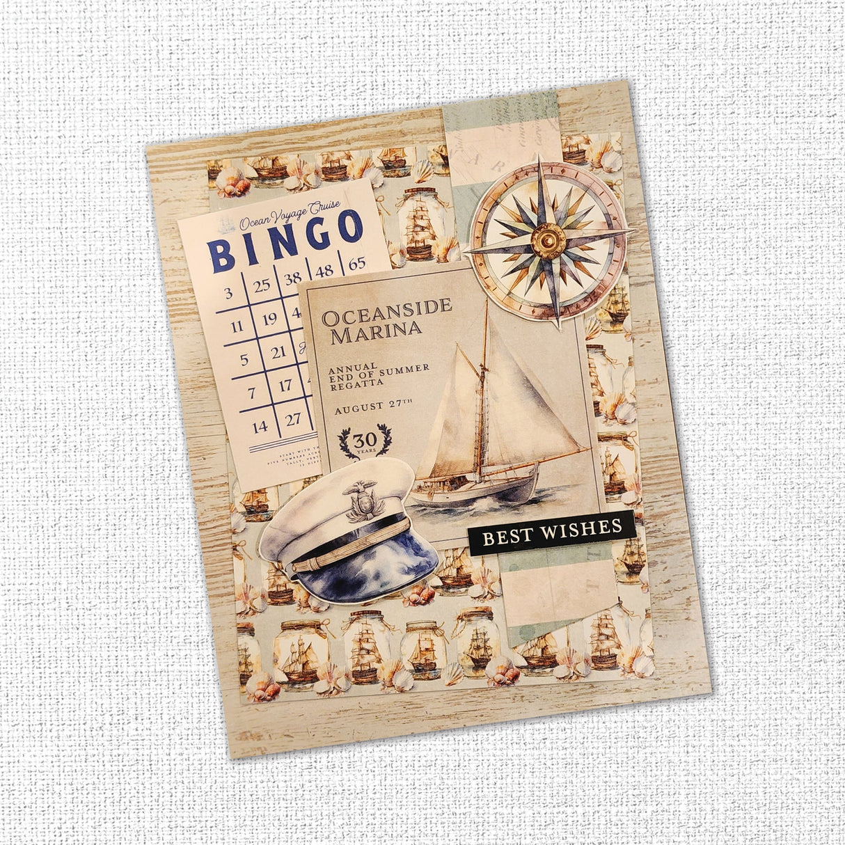 Seaside Memories Papercuts Cardmaking Kit 35359 - Paper Rose Studio