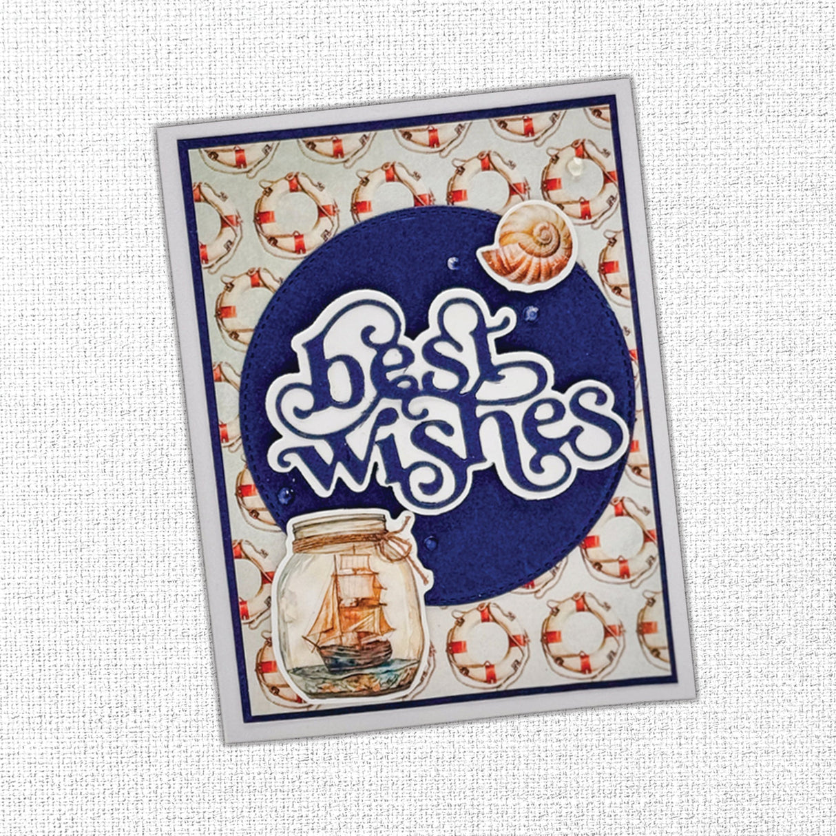 Seaside Memories 6 x 8" Embossed Die Cuts 33798 - Paper Rose Studio
