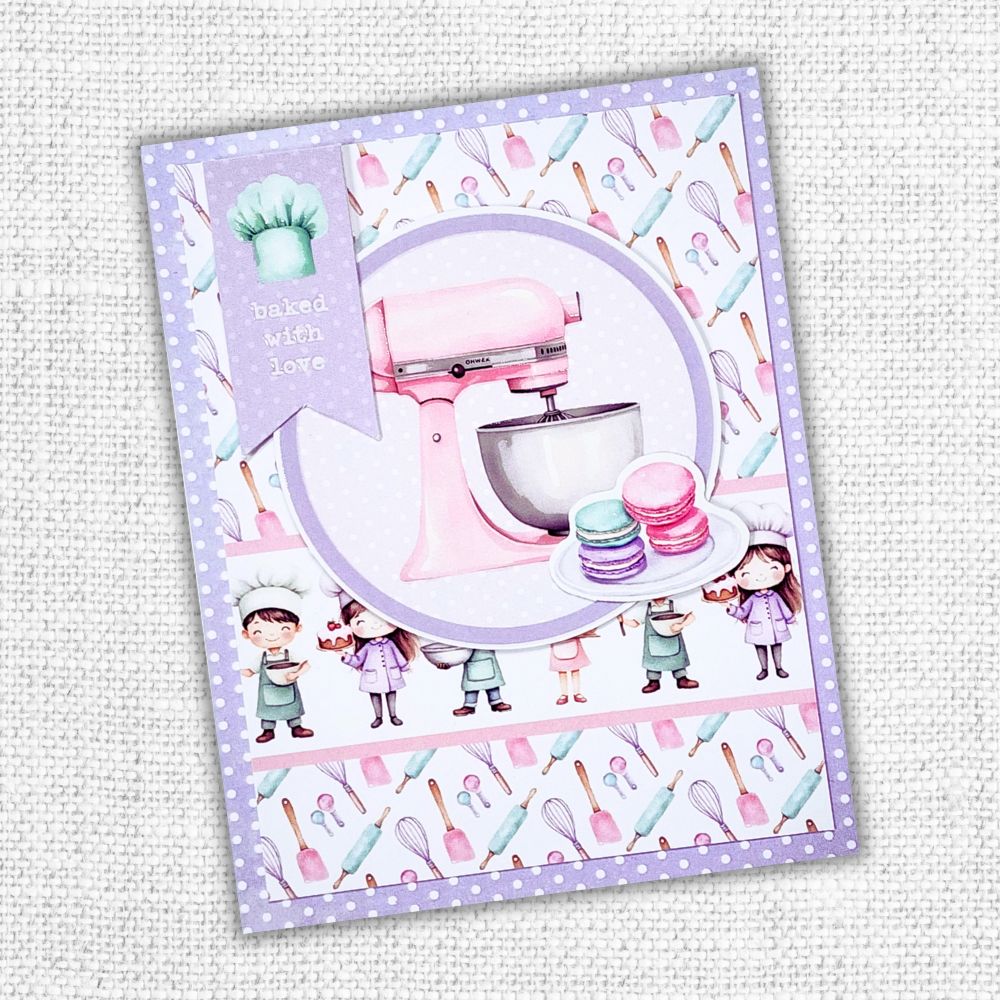 Little Bakers 6x8" Quick Cards Collection 35014 - Paper Rose Studio