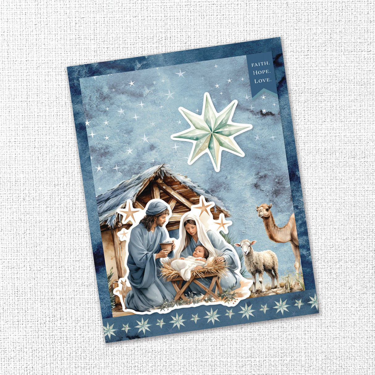 Joy to the World 6x8" Embossed Die Cuts 35524 - Paper Rose Studio