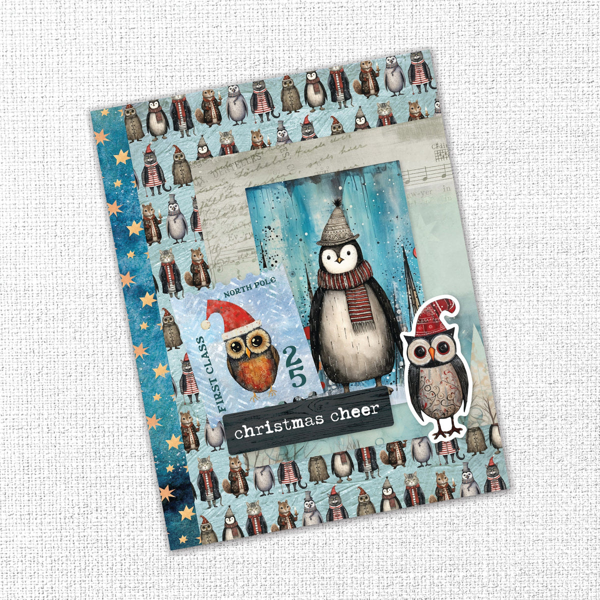 Merry and Bright 6x8" Tags & Tickets Embossed Die Cuts 35698 - Paper Rose Studio