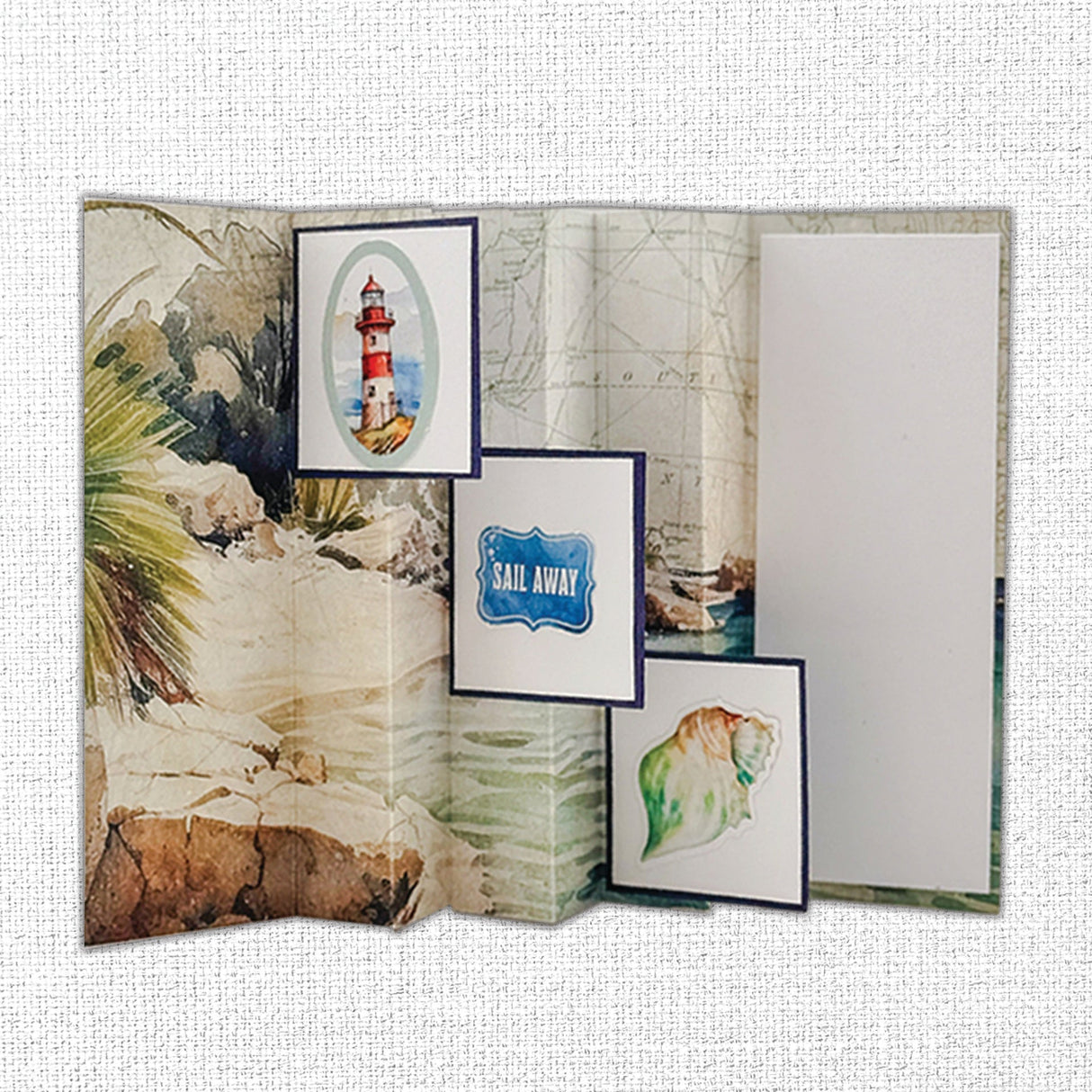 Seaside Memories 6 x 8" Embossed Die Cuts 33798 - Paper Rose Studio