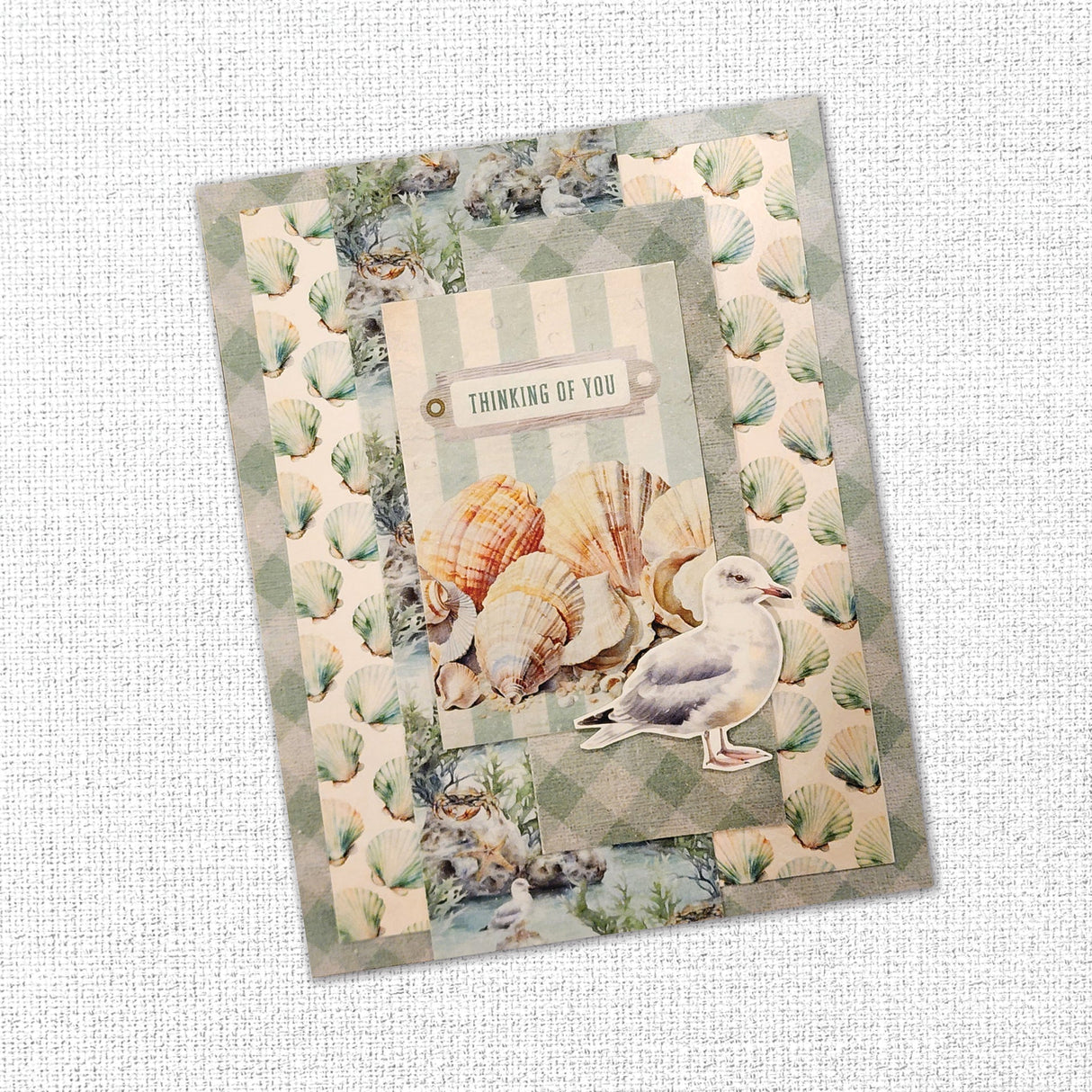 Seaside Memories Papercuts Cardmaking Kit 35359 - Paper Rose Studio