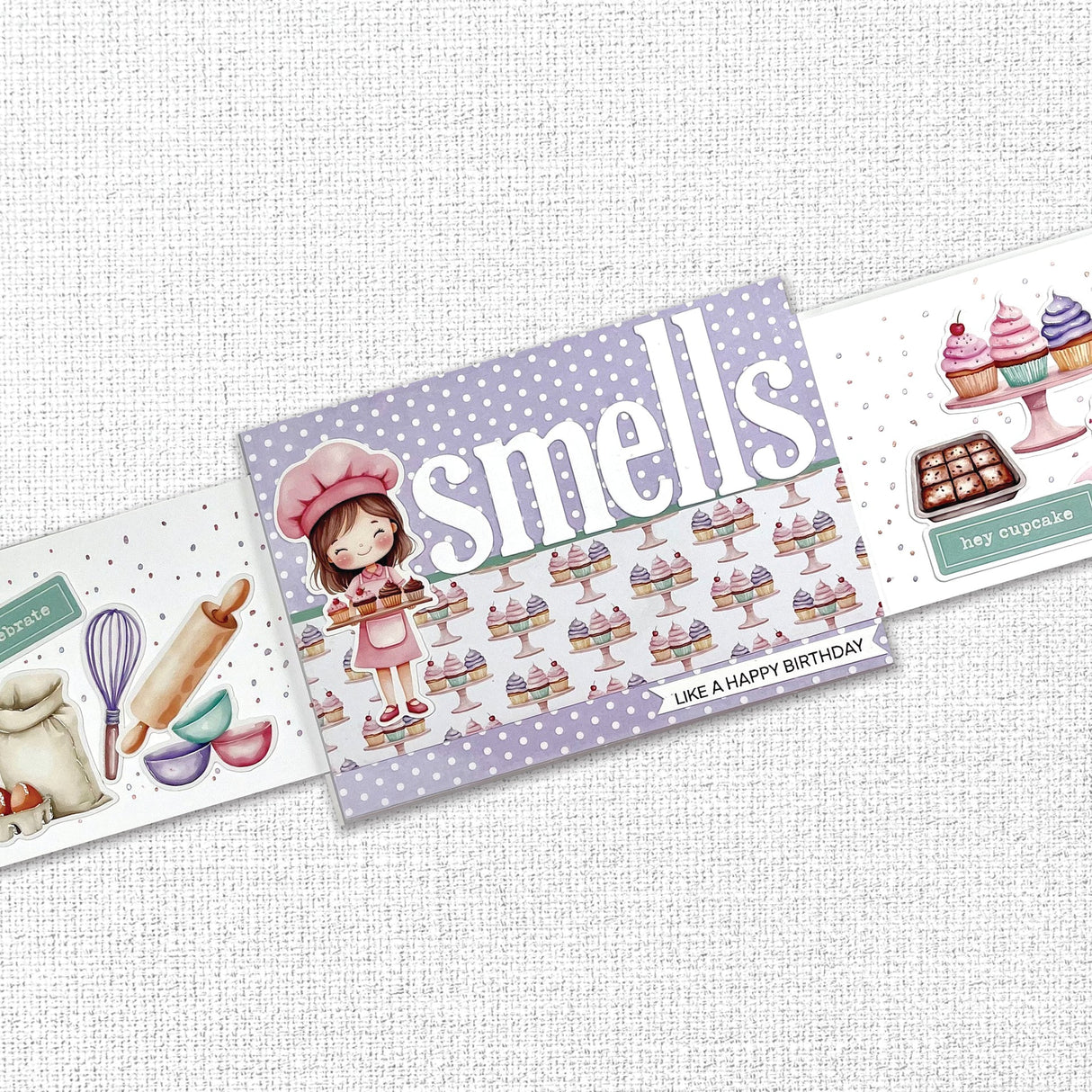 Little Bakers Embossed Die Cuts 35011 - Paper Rose Studio