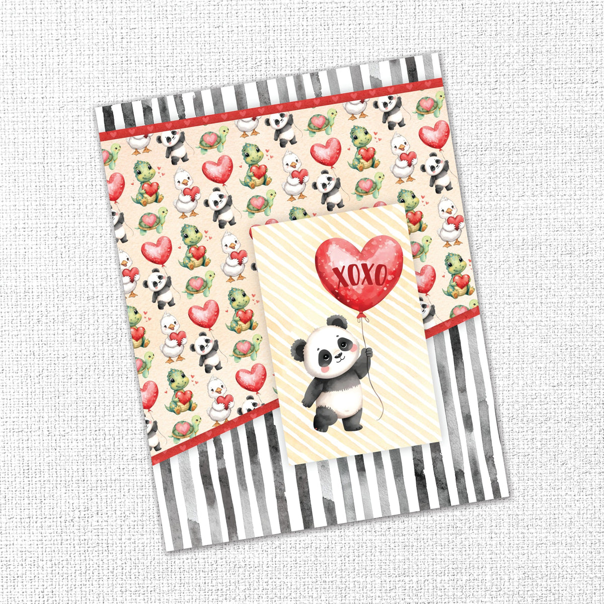 Perfect Pairs 6x8" Embossed Die Cuts 35800 - Paper Rose Studio