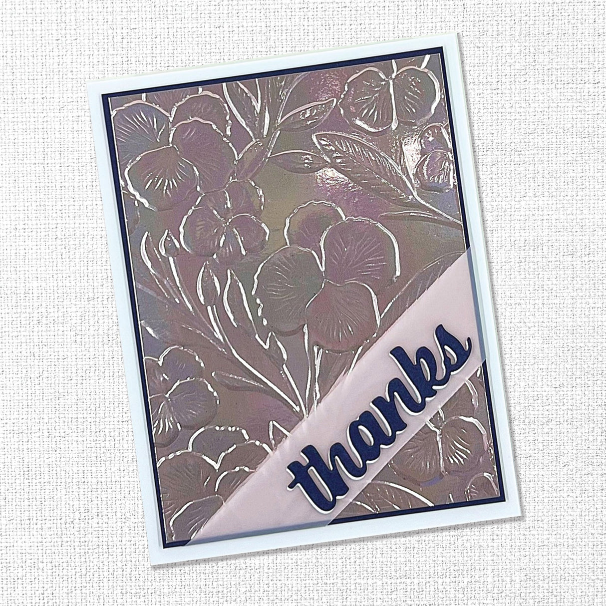 Perfect Pansies 3D Embossing Folder 32946 - Paper Rose Studio