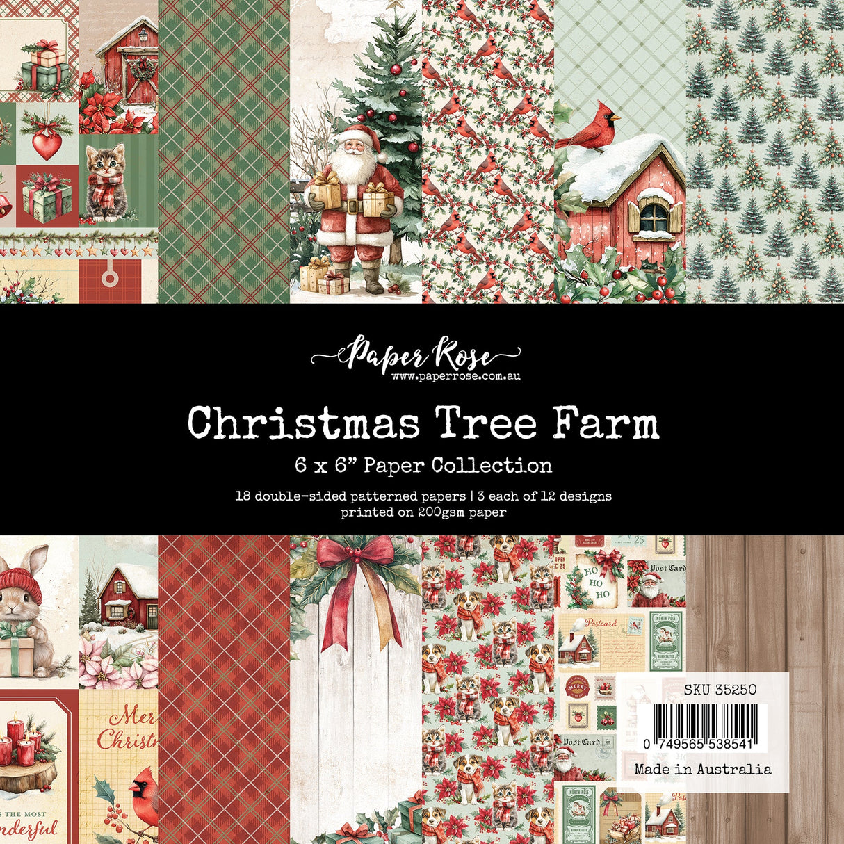 Christmas Tree Farm 6x6 Paper Collection 35250 - Paper Rose Studio