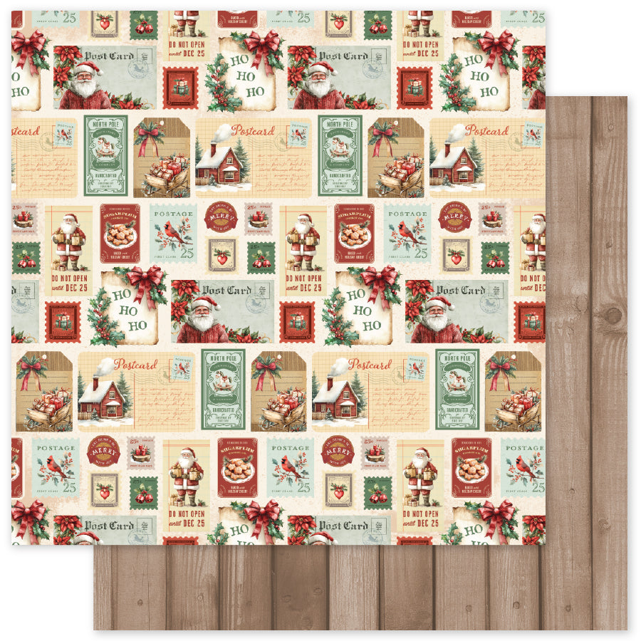 Christmas Tree Farm B 12x12 Paper (12pc Bulk Pack) 35259 - Paper Rose Studio