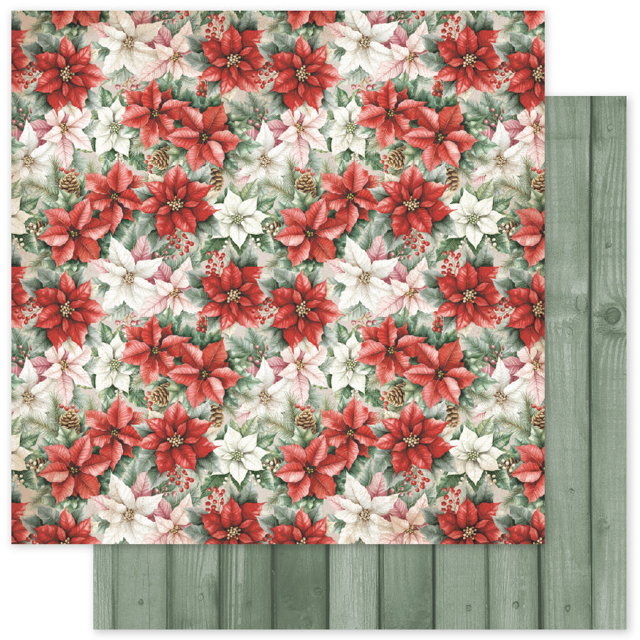 Christmas Tree Farm Basics B 12x12 Paper (12pc Bulk Pack) 35283 - Paper Rose Studio