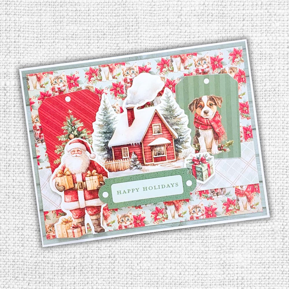 Papercuts Cardmaking Kit - Christmas Tree Farm 35439 - Paper Rose Studio