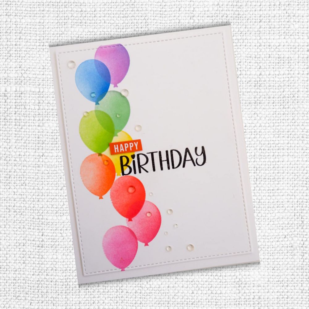 Lots and Lots of Balloons 6x6" Stencil 20985 - Paper Rose Studio