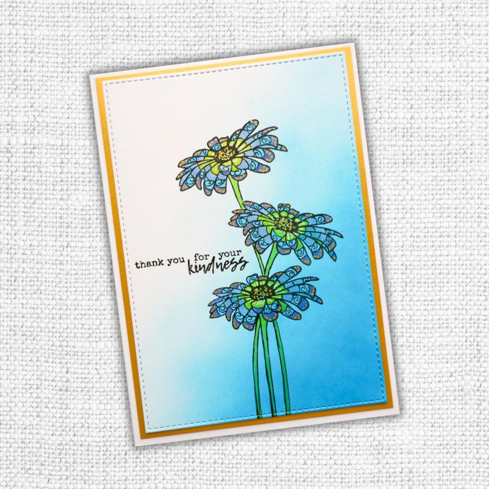 Daisy Days 4x4" Clear Stamp Set 18490 - Paper Rose Studio