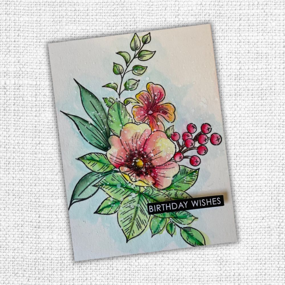 Hayley's Bouquet Stamp Set 25240 - Paper Rose Studio