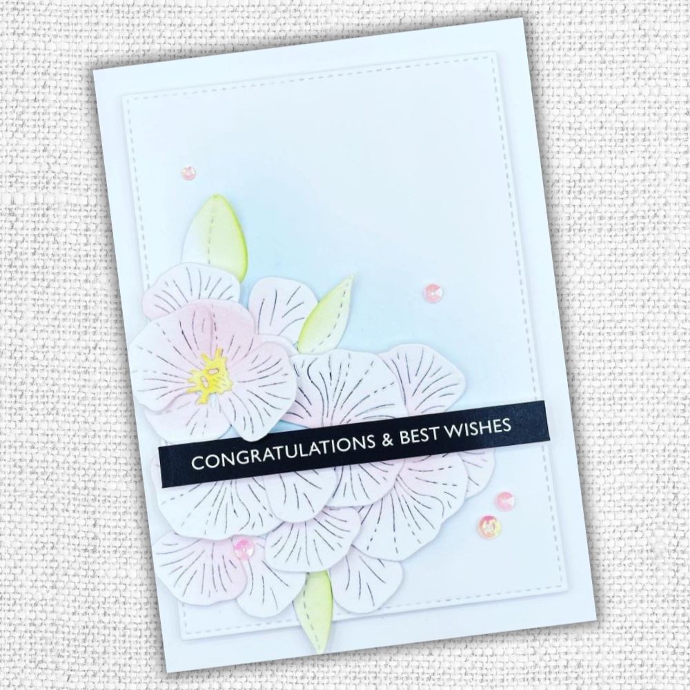 Etched Pansy 1 Metal Cutting Die 25666 - Paper Rose Studio