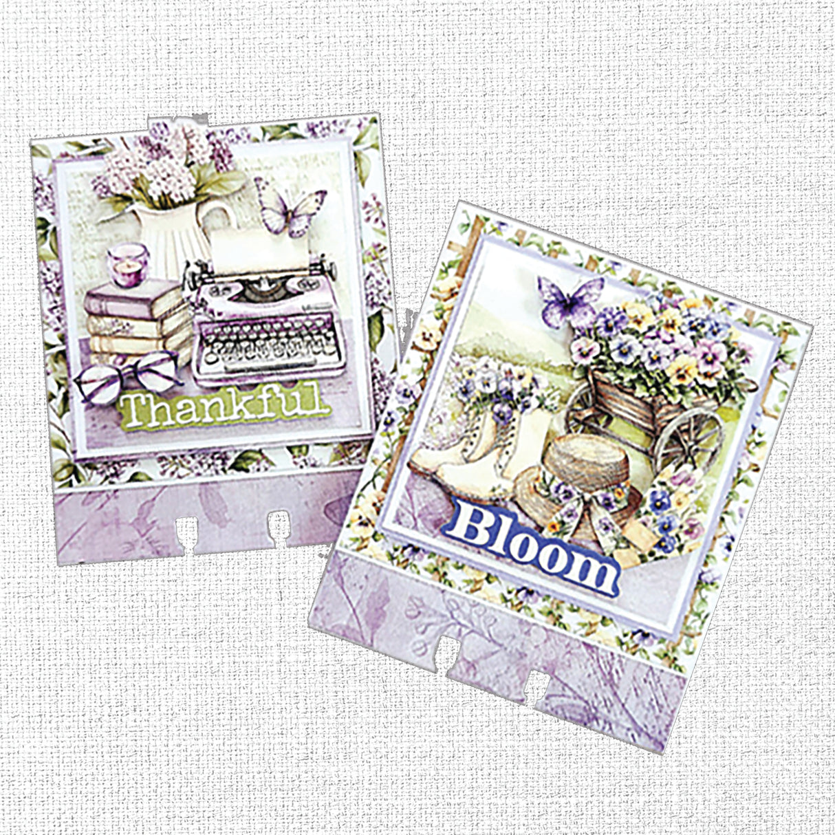 Petals & Pansies 6 x 8" Embossed Die Cuts 36391