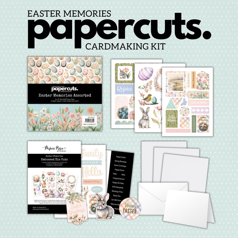 Papercuts Cardmaking Kit - Easter Memories 34119 - Paper Rose Studio