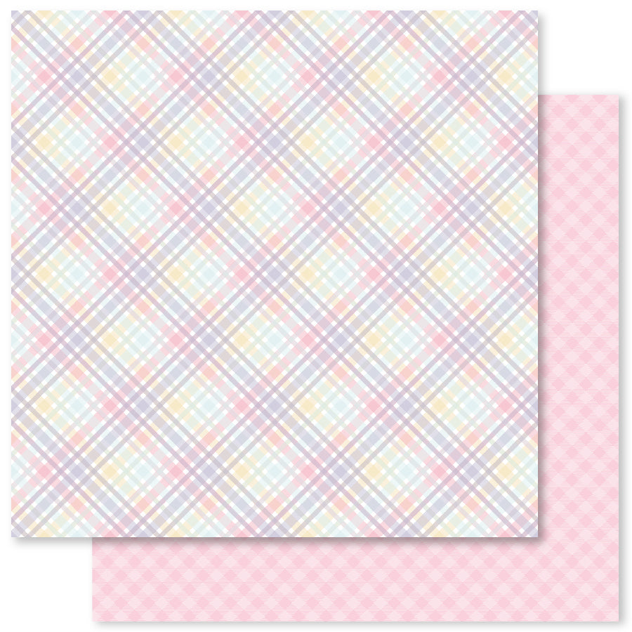 Easter Time Plaids A 12x12 Paper (12pc Bulk Pack) 31812 - Paper Rose Studio