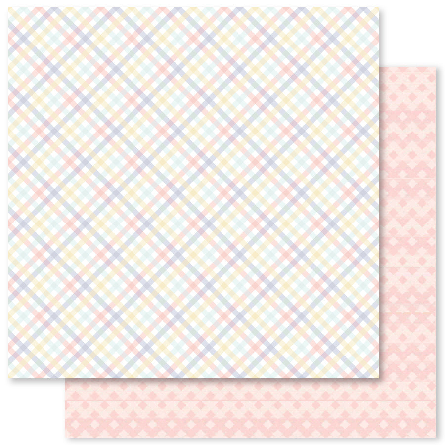 Easter Time Plaids E 12x12 Paper (12pc Bulk Pack) 31824 - Paper Rose Studio