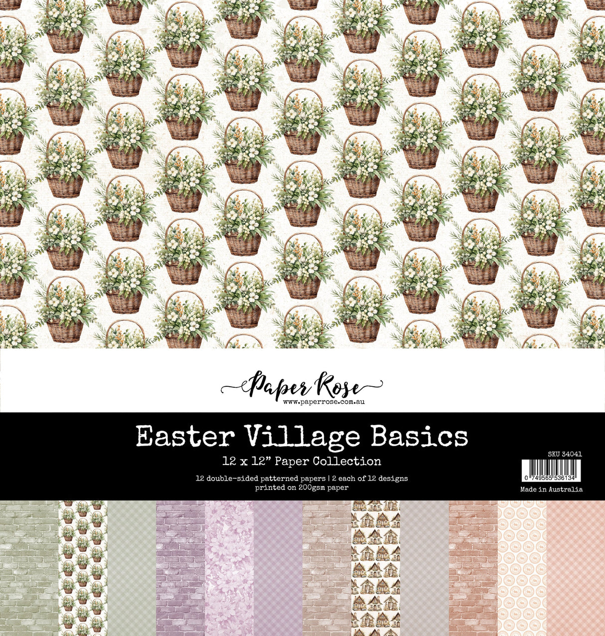 Easter Village Basics 12x12 Paper Collection 34041 - Paper Rose Studio
