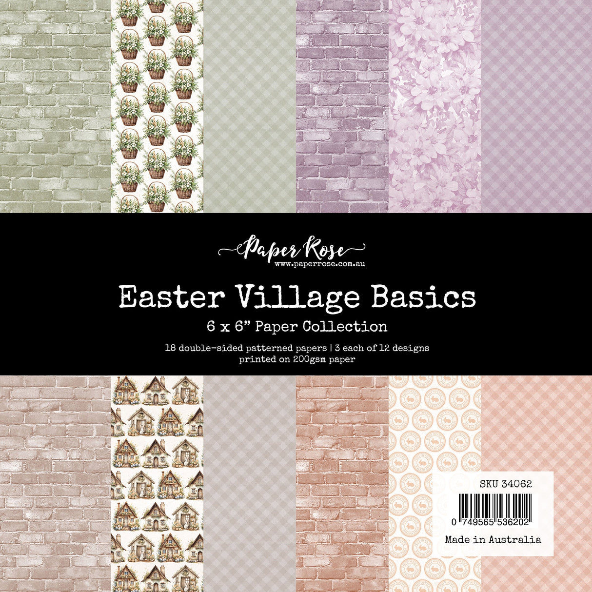 Easter Village Basics 6x6 Paper Collection 34062 - Paper Rose Studio