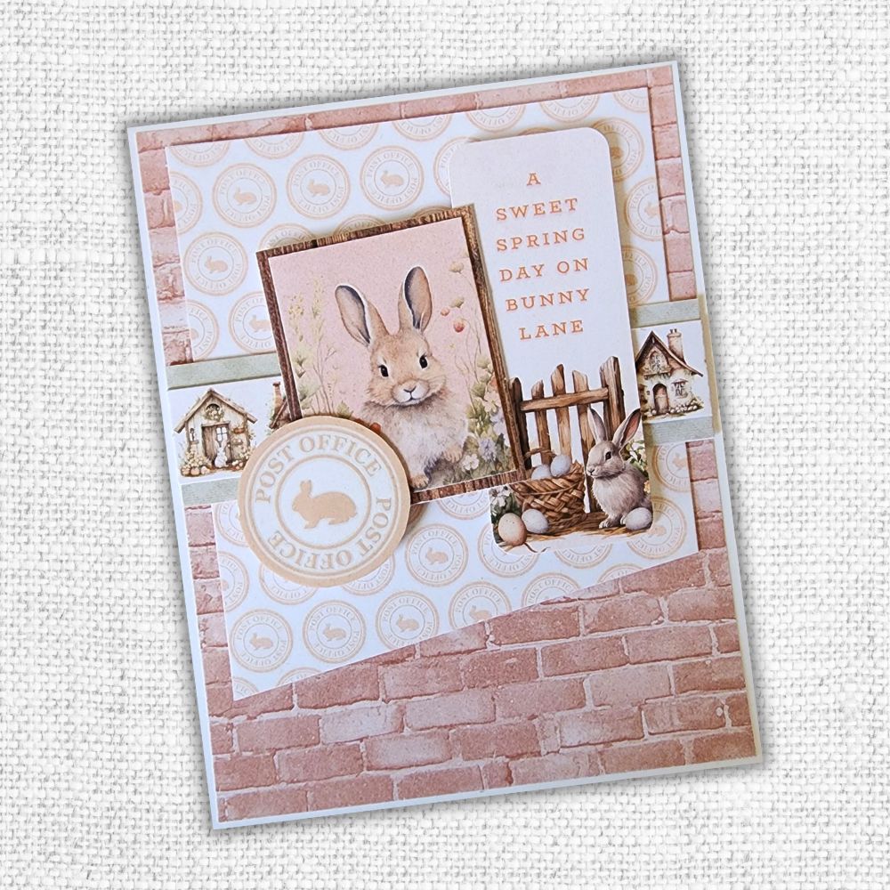 Papercuts Cardmaking Kit - February 2025 Easter Village 34131 - Paper Rose Studio