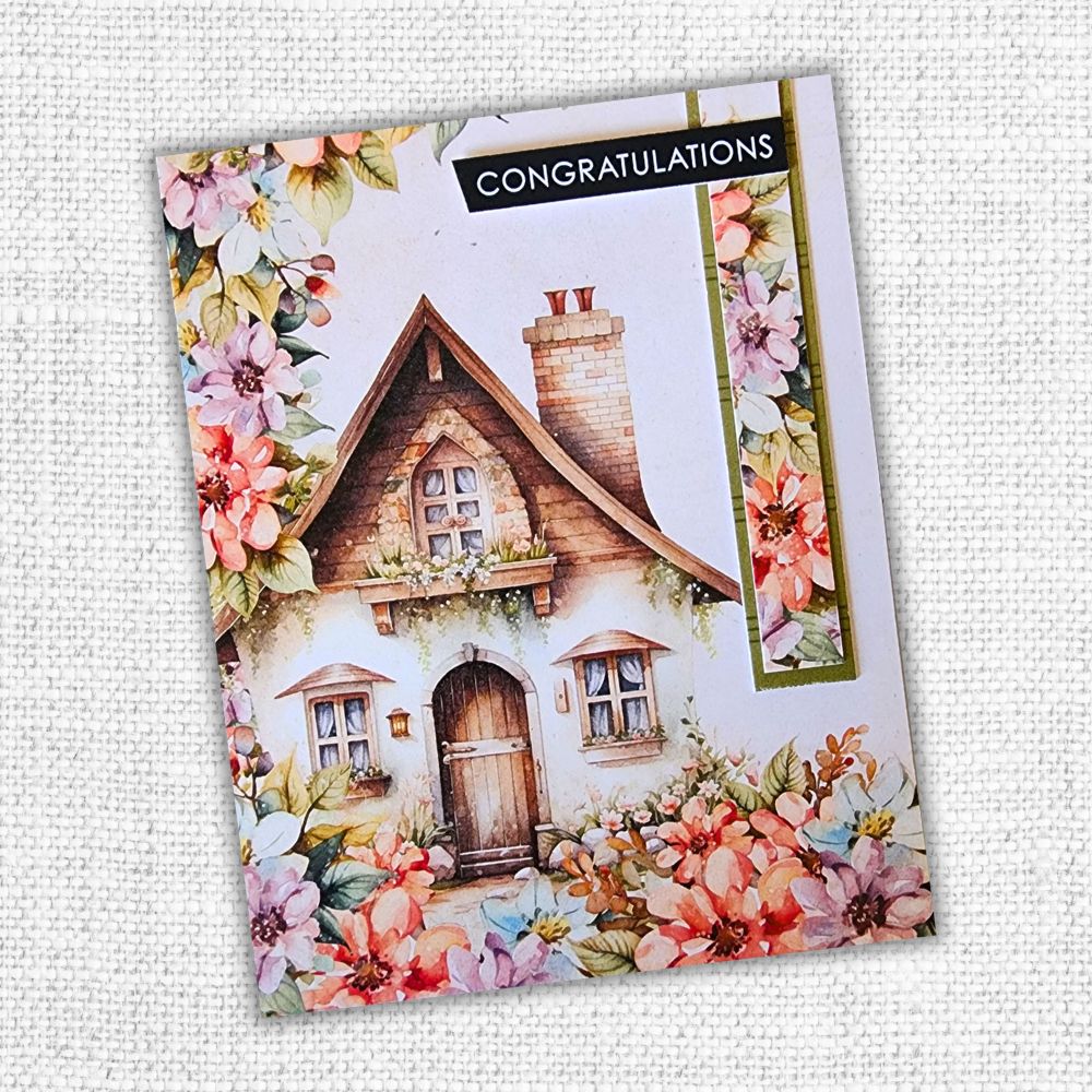 Papercuts Cardmaking Kit - February 2025 Easter Village 34131 - Paper Rose Studio