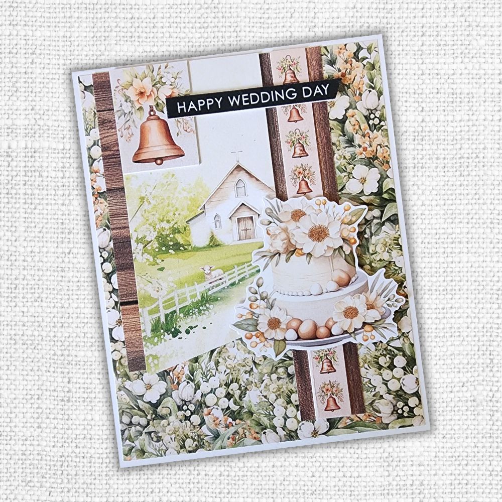 Papercuts Cardmaking Kit - February 2025 Easter Village 34131 - Paper Rose Studio