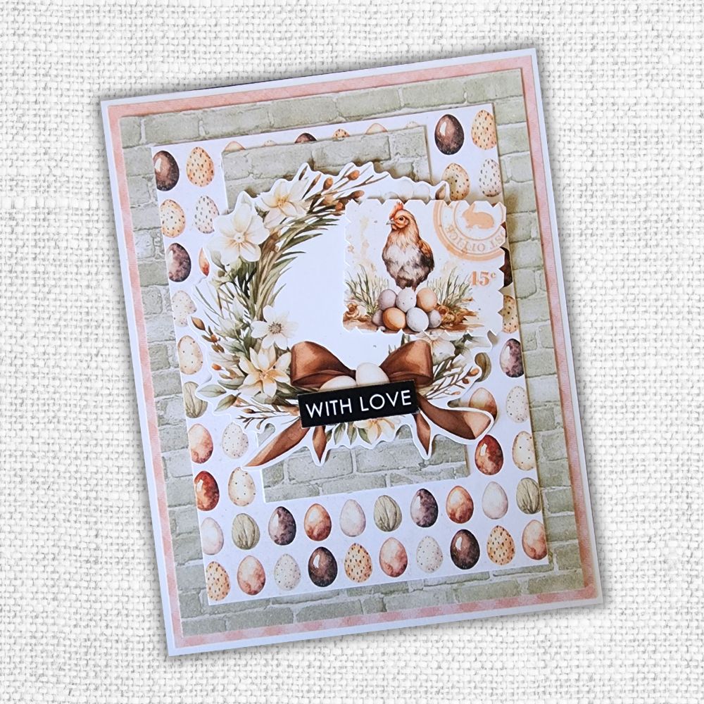 Papercuts Cardmaking Kit - February 2025 Easter Village 34131 - Paper Rose Studio