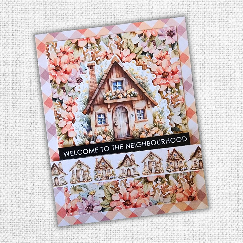 Papercuts Cardmaking Kit - February 2025 Easter Village 34131 - Paper Rose Studio