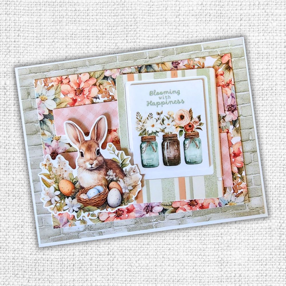 Papercuts Cardmaking Kit - February 2025 Easter Village 34131 - Paper Rose Studio