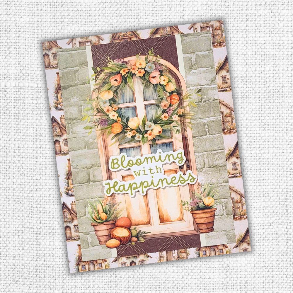 Easter Village 6x8" Quick Cards Die Cuts 34074 - Paper Rose Studio