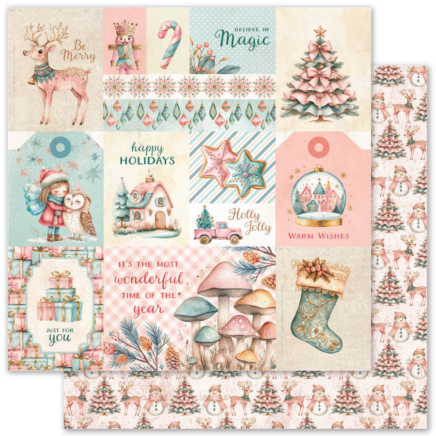 Fairytale Christmas A 12x12 Paper (12pc Bulk Pack) 35187 - Paper Rose Studio