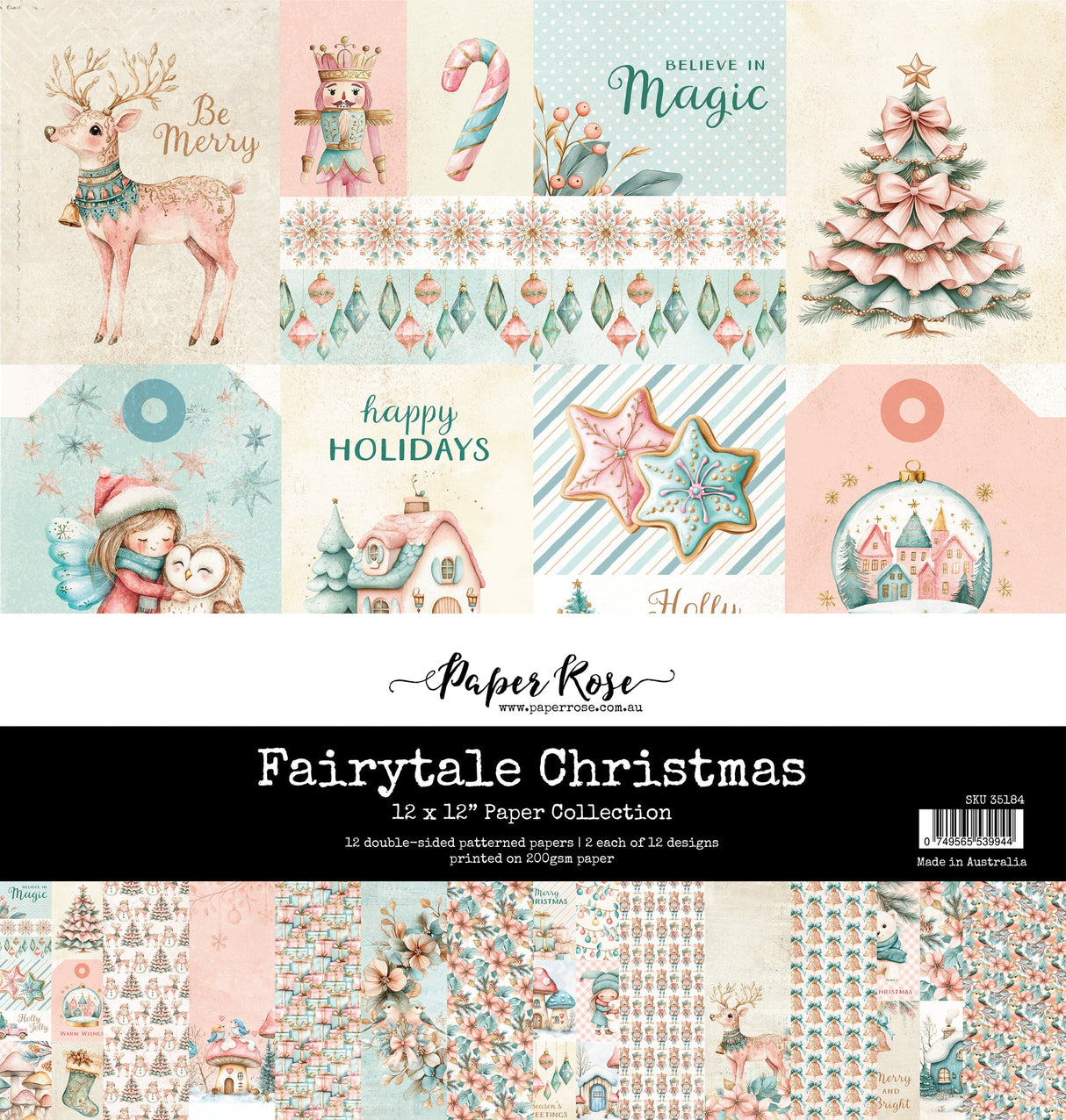 Fairytale Christmas 12x12 Paper Collection 35184 - Paper Rose Studio