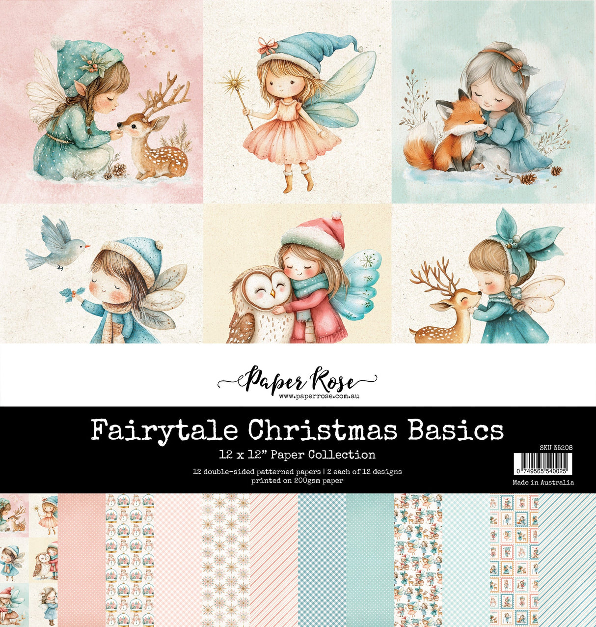 Fairytale Christmas Basics 12x12 Paper Collection 35208 - Paper Rose Studio
