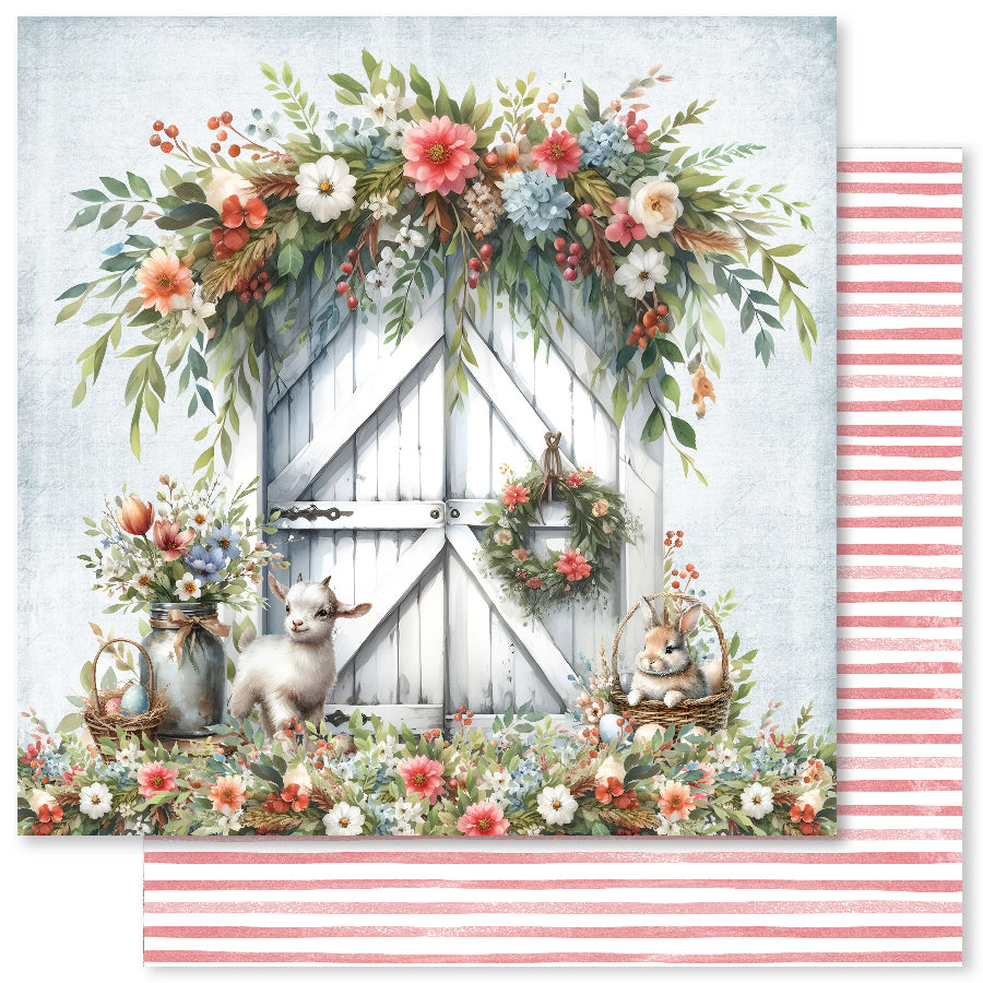 Farmhouse Friends D 12x12 Paper (12pc Bulk Pack) 31989 - Paper Rose Studio