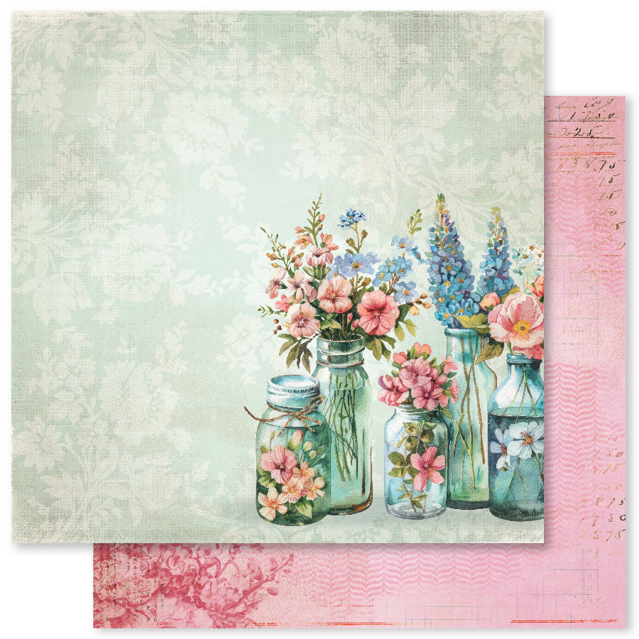 Flower Shoppe Basics B 12x12 Paper (12pc Bulk Pack) 33663 - Paper Rose Studio